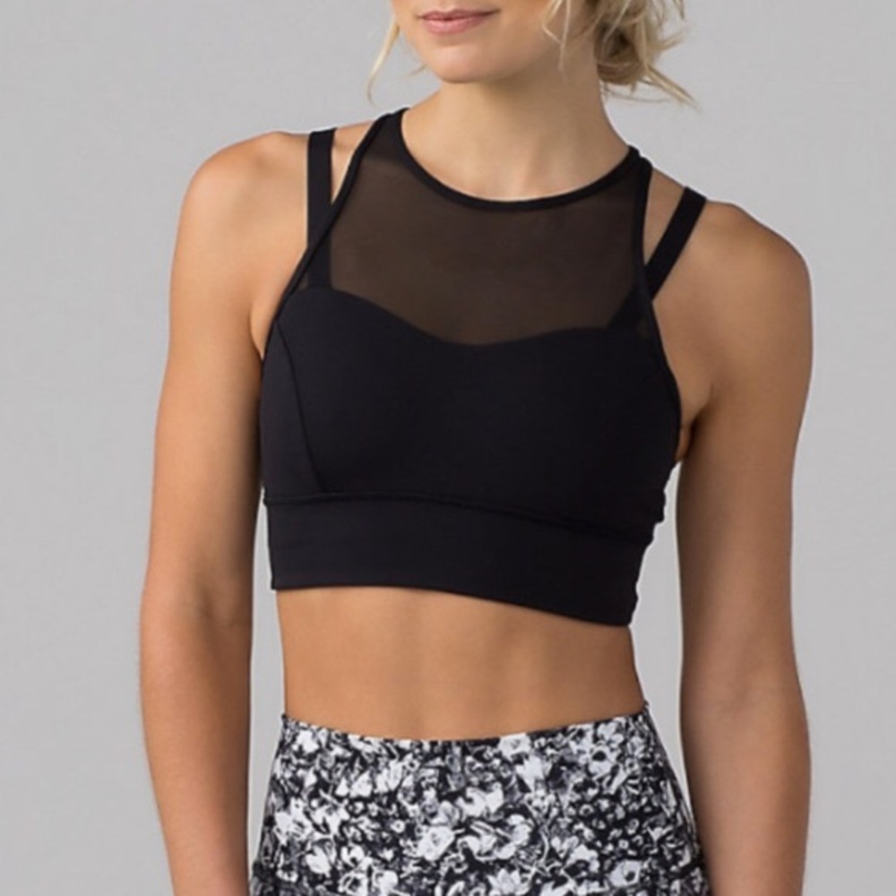 Lululemon Sun Setter Bra Black- Size 8